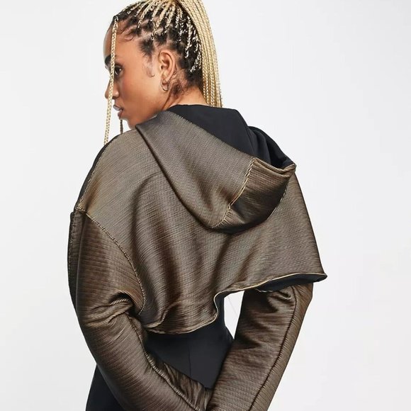 Nike Jordan 23 Engineered Cropped Jacket DQ4535-010-Women's Size XL-MSRP$120 NEW - Picture 3 of 8